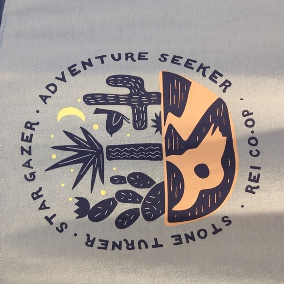 NWT REI | Periwinkle Blue Desert Adventure Short Sleeve Tee Size M (10-12) - Picture 3 of 5